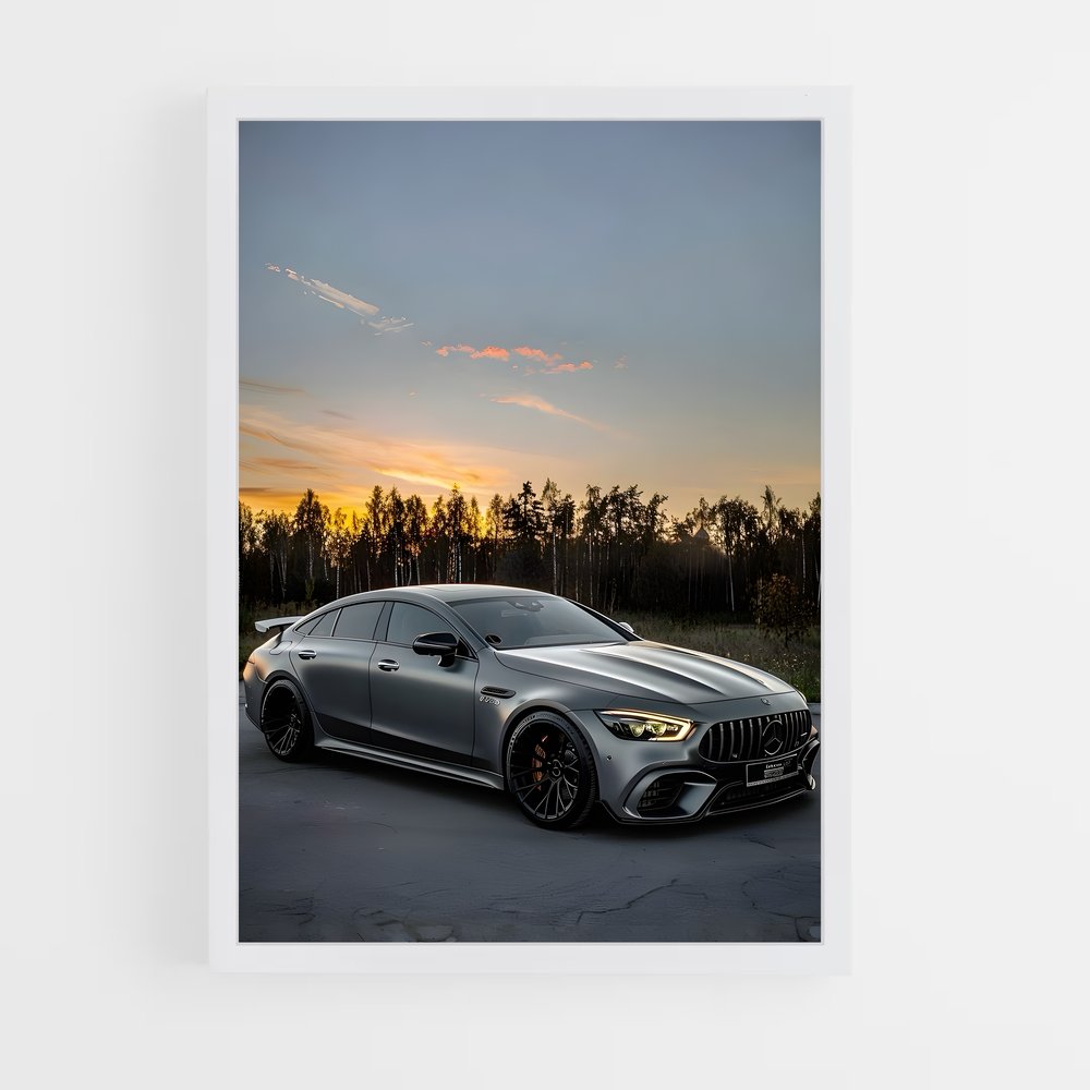 Poster Route de l'Élégance – affiche Mercedes (vue 3)